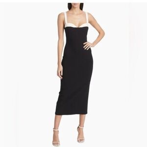 NEW Reformation Nelle Knit Midi-Dress Small B1303